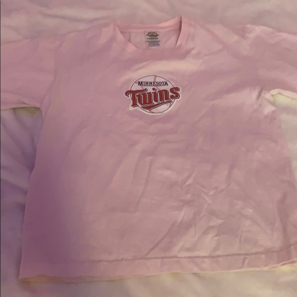 Pink Minnesota Twins T-shirt